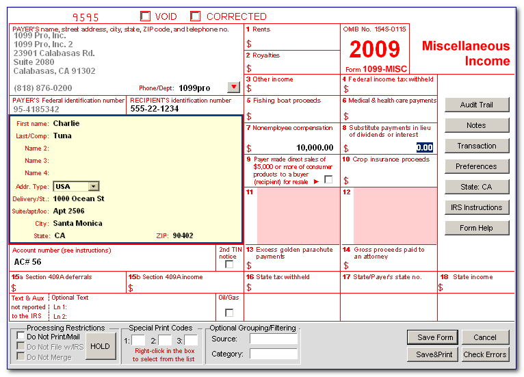 1099 Pro ASP Quick Start Guide